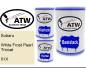 Preview: Subaru, White Frost Pearl Tricoat, 01X: 500ml Lackdose + 500ml Klarlack + 250ml Härter - Set, von ATW Autoteile West.